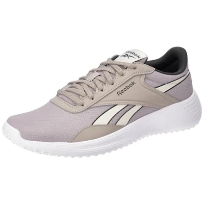 Image of Reebok Men&#039;s LITE 4 Running Shoes, ASH/Alabaster/Grey, 9.5 UK