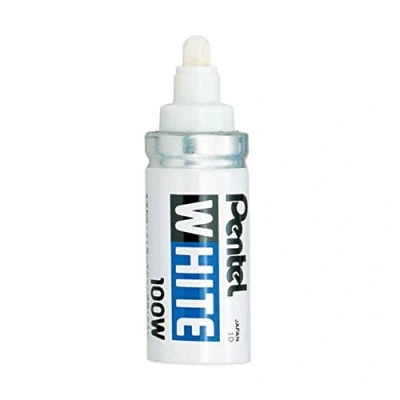 Image of Pentel Bullet Tip Broad Marker White