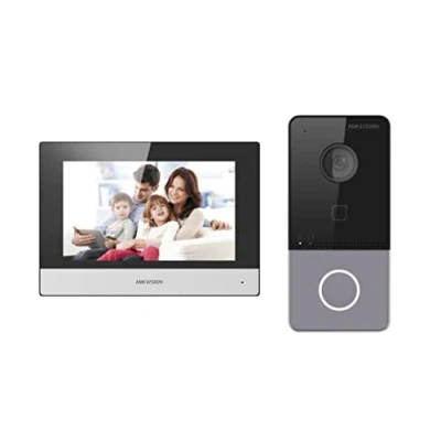 Image of HIKVISION DS KIS603 P (B) (IP VDP KIT) WiFi Solution 7 inch colorful touch screen with resolution 1024 x 600