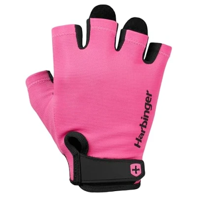 Image of Harbinger Power 2.0 Weightlifting Gloves, Unisex, Pink, Small