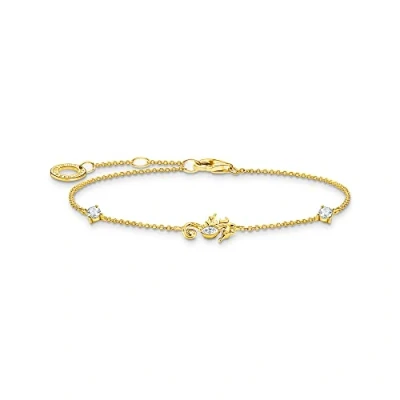 Image of THOMAS SABO bracelet seahorse gold plated silver A2061 414 14 L19V