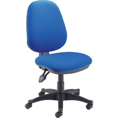 Image of Lincoln Deluxe High Back Operator Chair Royal Blue
