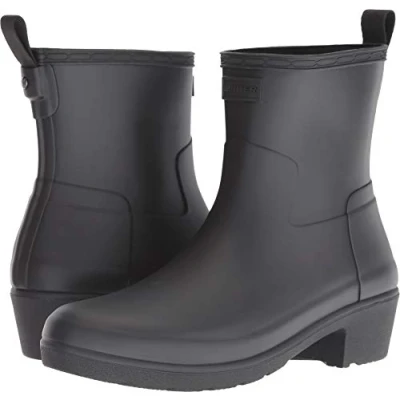 Image of Hunter Women&#039;s W Org Refined Chelsea Wellington Boots, Black (Black), 5 UK