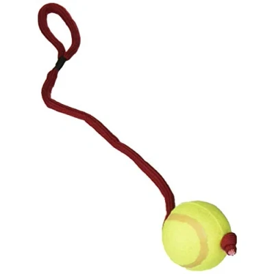 Image of Trixie Tennis Ball on a Rope, 50 x 6 cm Pack of 1