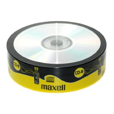Image of maxell CD R 80 Minutes, 700 MB, 52X, 10 Spindle Pack of 10,
