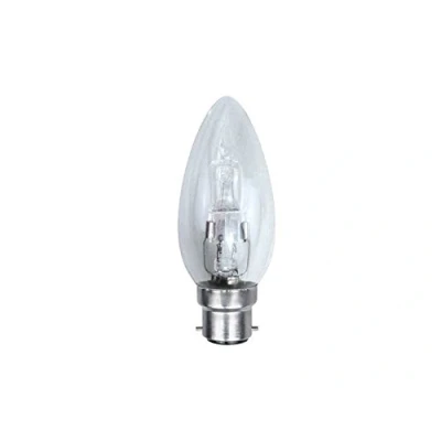 Image of Eveready BC Halogen Candle Bulb BC22 (33 watt) 40 WATT Clear x 10