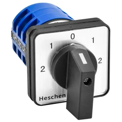 Image of Heschen Universal Rotary Cam Selector Changeover Switch SZW26 32/133133.3 660V 32A 5 Position 3 Phase 12 Terminals CE