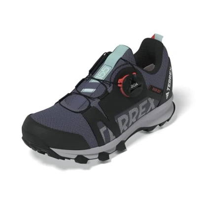 Image of Adidas Terrex Agravic Trail Unisex Hiking shoes for kids, Size: 12K, Pure teal/white/core black Imitation leather/ textile
