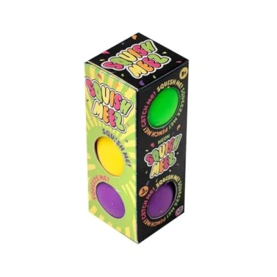 Image of HTI Toys Neon Super Squish Meez Balls 3 Pack 4.0 x cm
