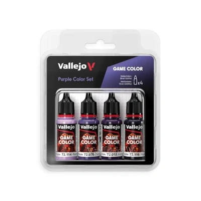 Image of Vallejo AV Game Color Set Purple Colors (x4)