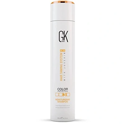 Image of GK Hair Global Keratin Moisturizing Shampoo 300ml for Color Treated Helps in Maintaining a Treatment Dry Damaged Curly Frizzy Paraben Sulfate Free Men and Women