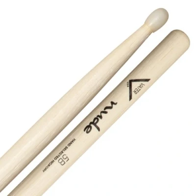 Image of Vater Drumsticks VHN5BN 5B Nude Series Oval Nylon Tip