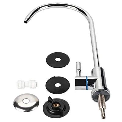 Image of Lead Free Beverage Water Fauce, Chrome Swan Neck Modern European Style, iltration System Purifier Filter Faucet Fits all Systems RO
