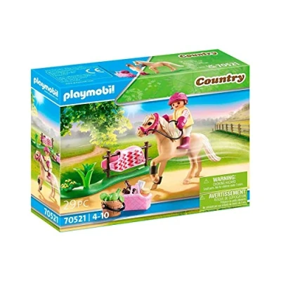 Image of Playmobil 70521 Collective Pony German Riding Pony, Fun Imaginative Role Play, PlaySets Suitable for Children Ages 4+