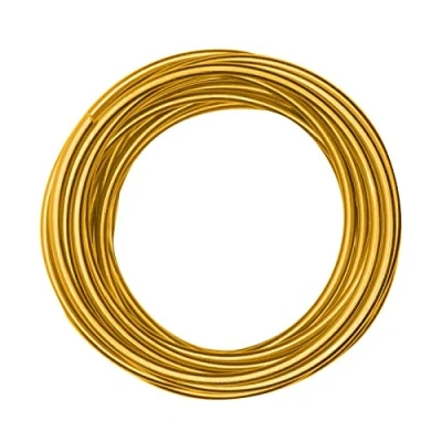 Image of Vaessen Creative Aluminium wire 5mm 10m gold,