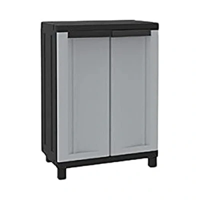 Image of Terry, Twist Black 680, 2 Door Cabinet, 1 Internal Shelf 68x39x91.5 cm