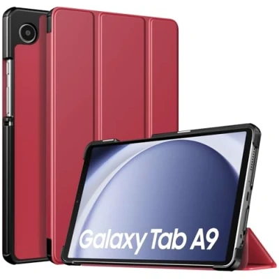 Image of TiMOVO for Samsung Galaxy Tab A9 Case 8.7 Inch 2023, Slim Lightweight Stand Hard Back Shell Protective Cover All New 8.7&quot; Tablet SM X110/X115/X117, Wine Red