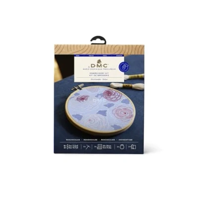 Image of DMC Ranunculus (14.5cm) Cross Stitch Embroidery Kit 1 Set
