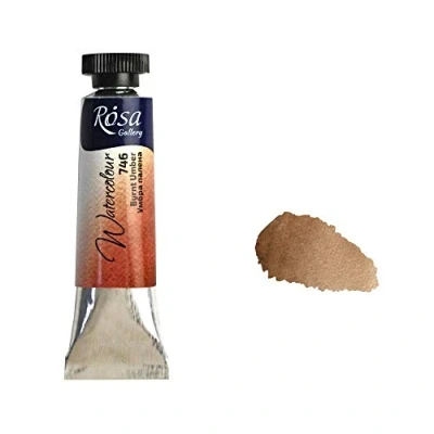Image of Professional Watercolour Paint, 10ml Tubes, Gallery, Artist Quality (Burnt Umber)