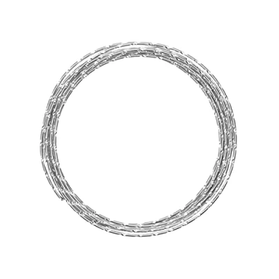 Image of Vaessen Creative 2 mm x 5 m Aluminium Wire Diamond Cut, Silver