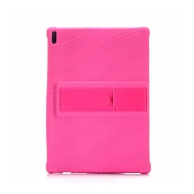 Image of EMFYL Case For Lenovo Tab 4 10 TB X304F X304N X304L, Soft Silicone Stand Plus X704L X704F/N secretcipher pad cover (Color : Rose)