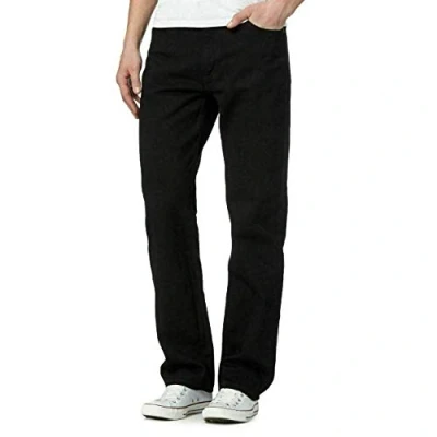 Image of Mens Jeans Heavy Duty Work Trousers Inside Leg 29 Inches Big Sizes Waist to 64 (L W 38, Black)