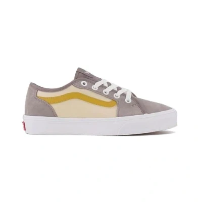 Image of Vans Womens&#039;s Filmore Decon Sneaker, Retro pop Gray/Gold, 4 UK