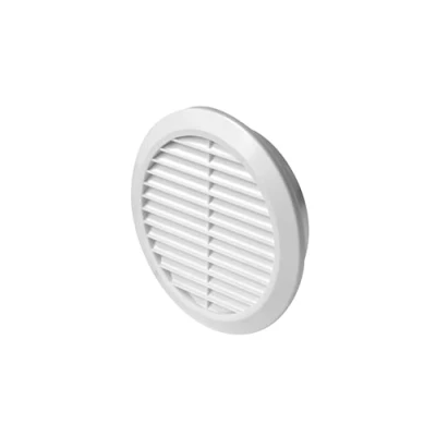 Image of Pepeo 20230102 Lüftungsgitter Classic 100 Rund mit Insektennetz Round Ventilation Grille, White