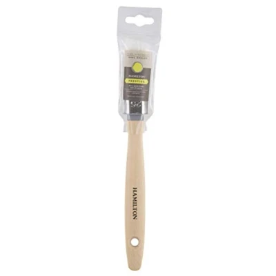 Image of Hamilton Prestige Pure Synthetic Oval Angled Paint Brush 25mm