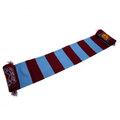 Image of West Ham United F.C. Bar Scarf CT Official Merchandise