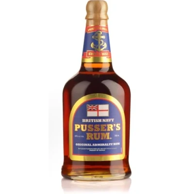 Image of Pussers Admiralty Rum, Blue Label, 40% ABV, 70cl, the Award winning Original Royal Navy Rum