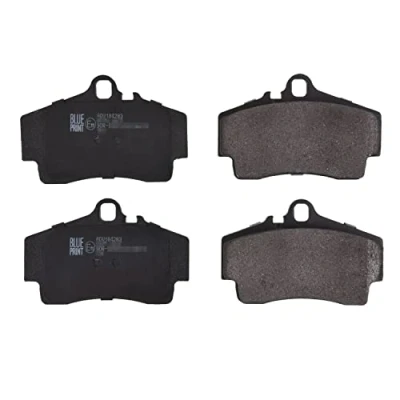 Image of 98635293910, 98635293911, 99635293000, 99635293003, 99635293900 Brake pad set BLUE PRINT ADV184283 Rear Axle prepared for wear indicator