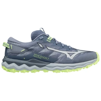Image of Mizuno Wave Daichi 7 Mens Blue Running Trainers Size UK 3