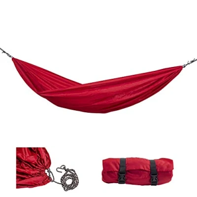 Image of as Unisex Adult Travel Set Hammock, Red, One Size
