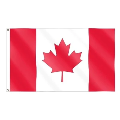 Image of SHATCHI 5ft x 3ft National Flags Events Pub BBQ Decorations for Rugby Cricket Football Sports 2023 World Cup Banner Fan Support Table Cover, Polyester, Canada