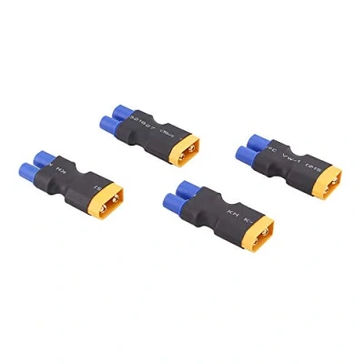 Image of BDHI 4pcs Male XT60/XT 60 to Female EC3 Connector Adapter for Turnigy Crawler 8ight(B111 4)