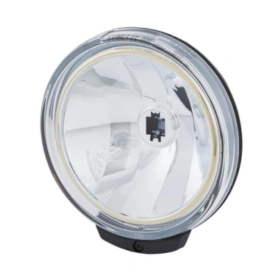 Image of HELLA 1F6 010 952 011 Halogen/FF Spotlight Comet FF 500 12V Round Reference number: 12.5 Bolted clear diffusing Lens Colour: Crystal left/right