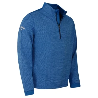 Image of Callaway Golf Mens Hex Textured Fleece Baselayer Hawiian Surf XL