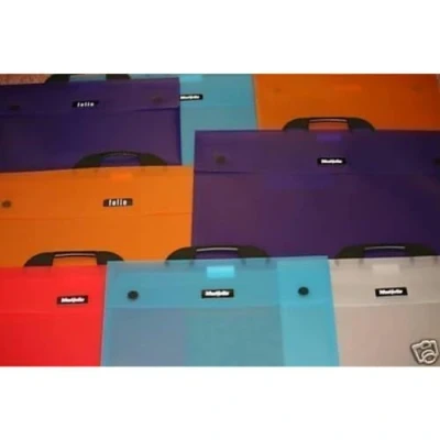 Image of Westfolio Art Portfolio Folder Raspberry A2, 100 Sheet Capacity, Carry Case Bag For Art, Painting Keeps Paper Flat Travel
