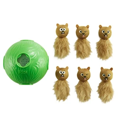 Image of Outward Hound Nina Ottosson Dog Snuffle N&#039; Treat Ball Interactive Puzzle Enrichment Toy, Level 2 Intermediate, Green, Large