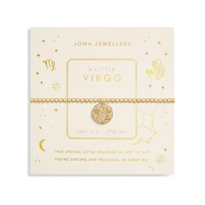 Image of Joma Jewellery STAR SIGN A LITTLE VIRGO Gold Plated Bracelet in 17.5 cm stretch