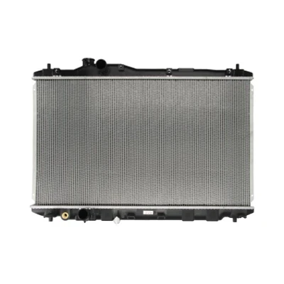 Image of 19010R1AA01, 19010R1AA51, 19010R3AG01, 19010R3AG51 Engine radiator NISSENS 68093 Aluminium 375mm 670mm 16mm Brazed cooling fins HONDA: CIVIC 9 Tourer