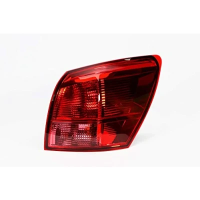 Image of 26550JD000, 26554JD00A Rear light VALEO 043586 ORIGINAL PART Right Outer section with bulbs bulb holder NISSAN: Qashqai / Qashqai+2 I