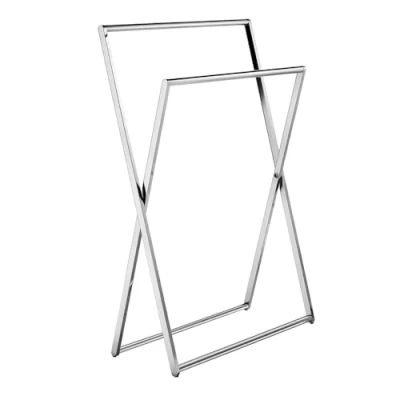 Image of Smedbo &quot;Outline&quot; Towel Rail Free Standing, Polished Chrome