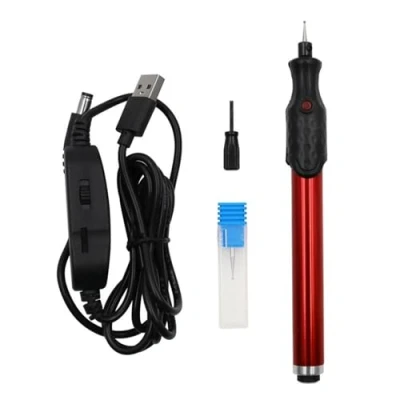 Image of BLULILY Portable Engraving Pen Versatile Craft Electric Engraver Professional Etcher Etching Scribe Carving Tool