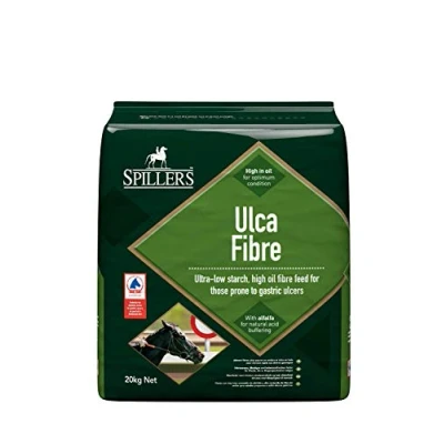 Image of SPILLERS Ulca Fibre Horse Feed 20KG High Oil Food with Alfalfa Ideal for Horses and Ponies Prone to Gastric Ulcers