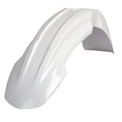 Image of Polisport Yamaha Front Fender YZ 125 250 2006 2014 YZF 450 06 2009, White Motocross4u