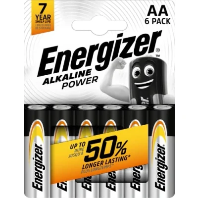 Image of Energizer e300132800 Alkaline battery LR6, AA, Blister pack of 6
