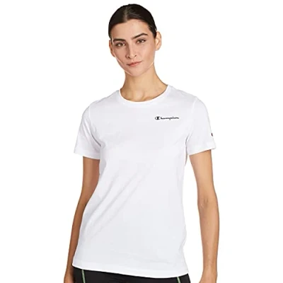 Image of Champion Women&#039;s Legacy Classic Small Logo 113225 T Shirt, White, S