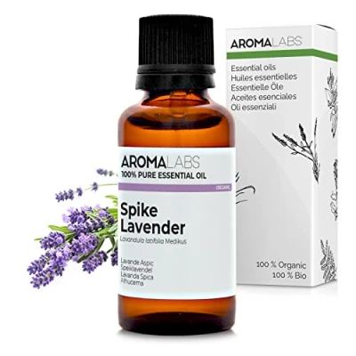 Image of BIO Spike Lavender Essential Oil 30mL 100% Pure, Natural, Chemotyped and AB Certified AROMA LABS (French Brand)